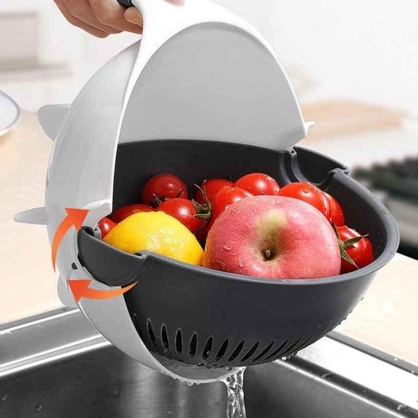 Vegetable Cutter- 7 in 1 Multifunction Magic Rotate Vegetable
